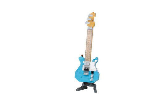 Electric Guitar Pastel Blue Nanoblock | tuyendungnamdinh