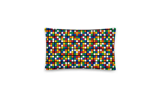 Rubik's Cube Themed Pillow | tuyendungnamdinh
