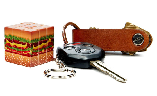 Yummy Cheeseburger Mini 3x3 Keychain Cube (Hungry Collection) | tuyendungnamdinh