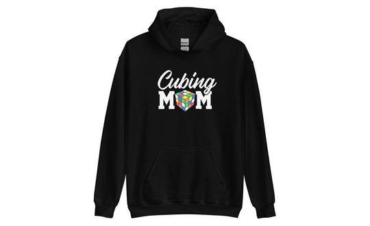 Cubing Mom (Dark) - Rubik's Cube Hoodie | tuyendungnamdinh
