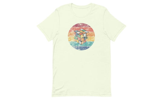 Sunset Cube - Rubik's Cube Shirt | tuyendungnamdinh
