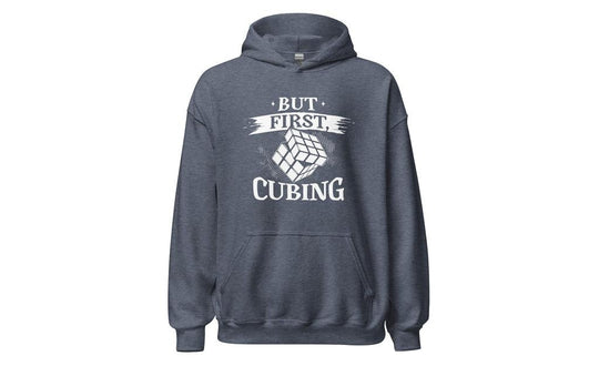 But First, Cubing - Rubik's Cube Hoodie | SpeedCubeShop