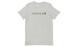 Cube Lineup (Light) - Rubik's Cube Shirt | SpeedCubeShop