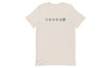 Cube Lineup (Light) - Rubik's Cube Shirt | SpeedCubeShop