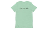 Cube Lineup (Light) - Rubik's Cube Shirt | SpeedCubeShop