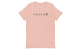 Cube Lineup (Light) - Rubik's Cube Shirt | SpeedCubeShop