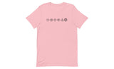 Cube Lineup (Light) - Rubik's Cube Shirt | SpeedCubeShop
