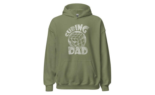 Cubing Dad V2 - Rubik's Cube Hoodie | SpeedCubeShop