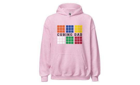 Cubing Dad V4 (Light) - Rubik's Cube Hoodie | SpeedCubeShop