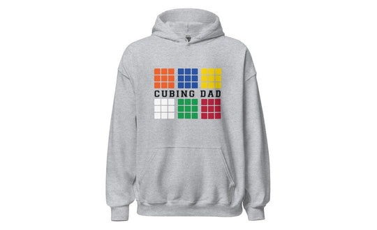 Cubing Dad V4 (Light) - Rubik's Cube Hoodie | SpeedCubeShop