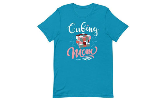 Cubing Mom V2 (Dark) - Rubik's Cube Shirt | SpeedCubeShop
