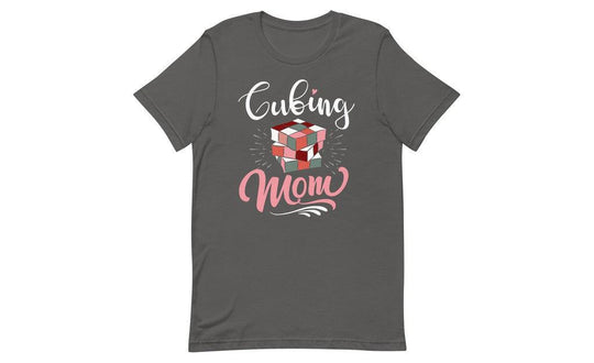 Cubing Mom V2 (Dark) - Rubik's Cube Shirt | SpeedCubeShop