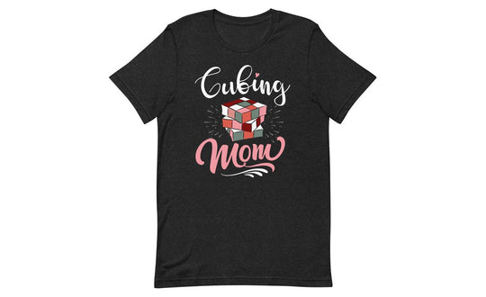 Cubing Mom V2 (Dark) - Rubik's Cube Shirt | SpeedCubeShop