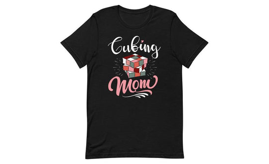 Cubing Mom V2 (Dark) - Rubik's Cube Shirt | SpeedCubeShop