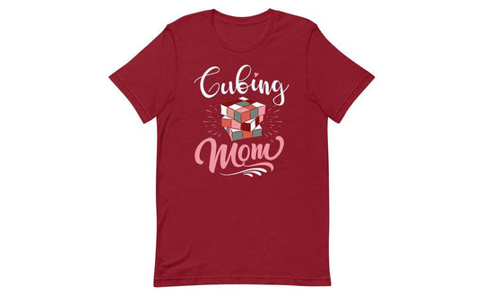 Cubing Mom V2 (Dark) - Rubik's Cube Shirt | SpeedCubeShop