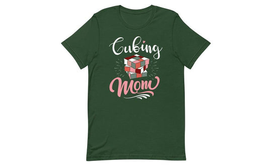 Cubing Mom V2 (Dark) - Rubik's Cube Shirt | SpeedCubeShop