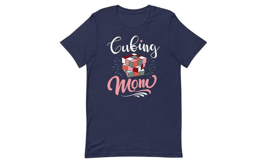 Cubing Mom V2 (Dark) - Rubik's Cube Shirt | SpeedCubeShop