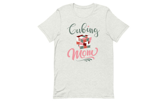 Cubing Mom V2 (Light) - Rubik's Cube Shirt | SpeedCubeShop