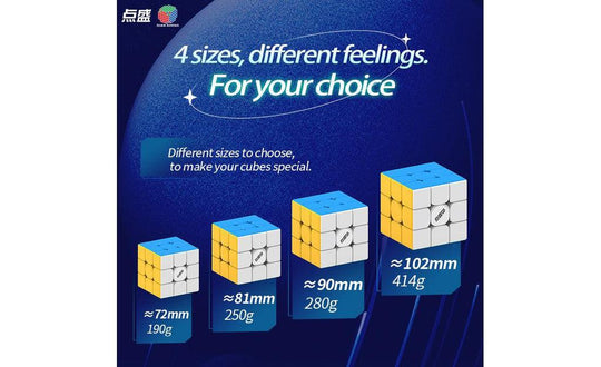 DianSheng Big 3x3 - 8cm (Magnetic) | SpeedCubeShop