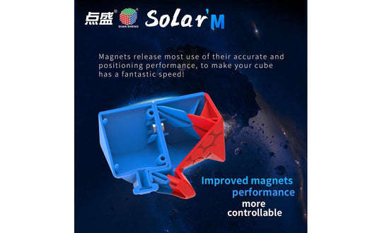 DianSheng Solar 3x3 (Magnetic, UV Coated) | SpeedCubeShop
