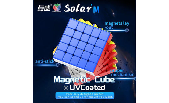 DianSheng Solar 5x5 (Magnetic, UV Coated) | SpeedCubeShop
