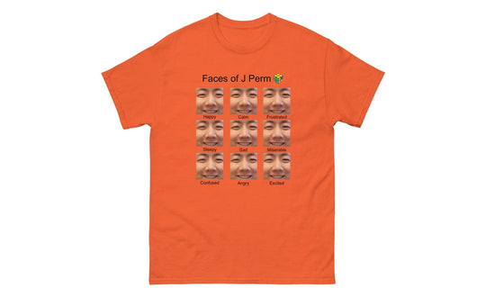 Faces of JPerm Meme Shirt | SpeedCubeShop