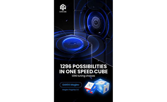 GAN 14 PRO 3x3 (Magnetic, MagLev, Core Magnets, UV Coated) | SpeedCubeShop