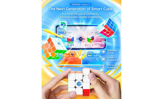 GAN 356 i Carry 2 3x3 Bluetooth Smart Cube - 10th Anniversary Edition (Magnetic, UV Coated) | SpeedCubeShop