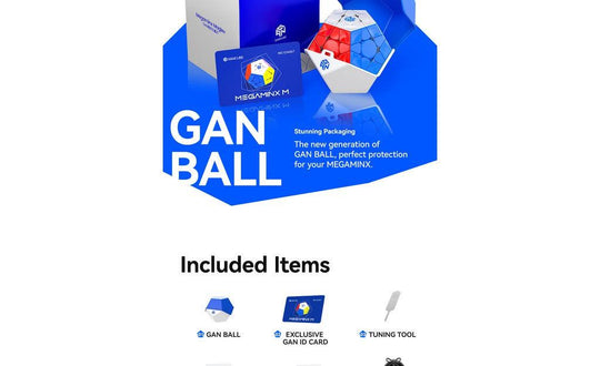 GAN Megaminx V2 (Magnetic, MagLev, Ball-Core, UV Coated) | SpeedCubeShop