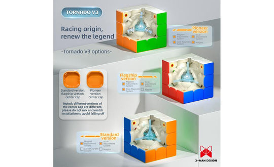 Max Park Tornado 3x3 V3 Flagship (Magnetic, Core Magnets) | SpeedCubeShop