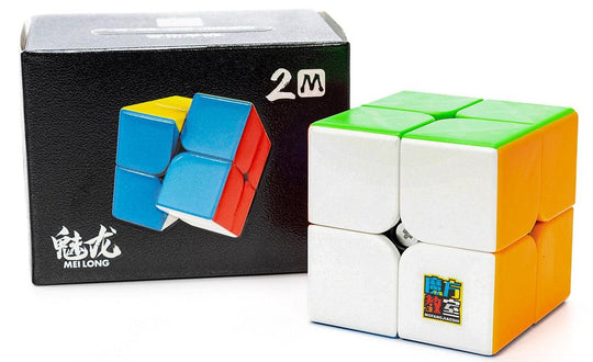 MoYu Meilong Carbon Fibre Magic Cube Set 2x2 3x3 Professional Speed Cube  Meilong 2+3