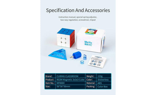 MoYu RS3 M 2021 3x3 (Magnetic, MagLev) | SpeedCubeShop