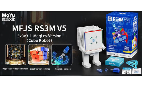 MoYu RS3 M V5 3x3 Magnetic (MagLev + Robot Display Box) | tuyendungnamdinh
