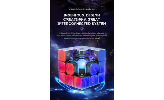 MoYu Super WeiLong 3x3 (Magnetic, MagLev, 20-Magnet Ball-Core, UV Coated) | SpeedCubeShop