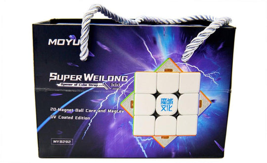 MoYu Super WeiLong 3x3 (Magnetic, MagLev, 20-Magnet Ball-Core, UV Coated) | SpeedCubeShop