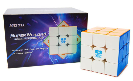 MoYu Super WeiLong 3x3 (Magnetic, MagLev, 20-Magnet Ball-Core, UV Coated) | SpeedCubeShop