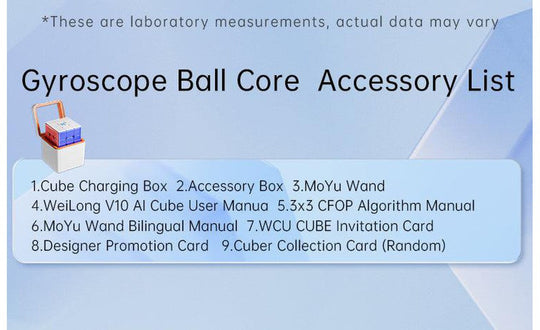 MoYu WeiLong AI 3x3 V10 (Magnetic, MagLev, Ball-Core, UV Coated) - Bluetooth Smart Cube | SpeedCubeShop