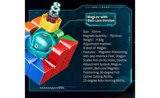 MoYu YS3 M 3x3 (Magnetic, MagLev, Ball-Core) | SpeedCubeShop