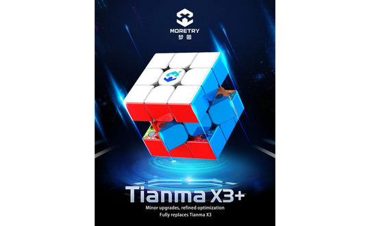 MoreTry TianMa X3+ 3x3 Triple (Magnetic, MagLev, Core Magnets) | SpeedCubeShop