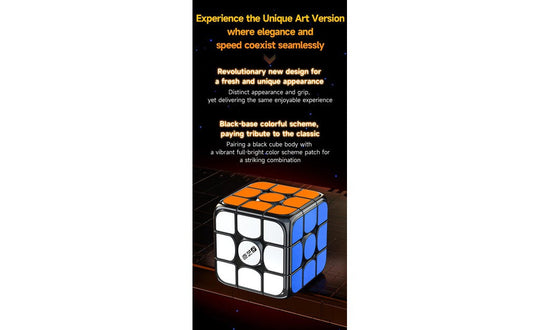 QiYi AI 3x3 Art Version (Magnetic) - Bluetooth Smart Cube | SpeedCubeShop