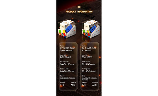 QiYi AI 3x3 Art Version (Magnetic) - Bluetooth Smart Cube | SpeedCubeShop