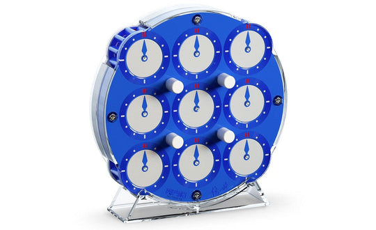 QiYi Clock (Magnetic) - 2024 Edition Blue | SpeedCubeShop