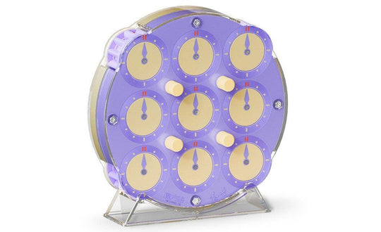 QiYi Clock (Magnetic) - 2024 Edition Lilac | SpeedCubeShop