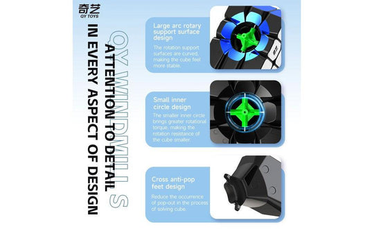 QiYi Windmill Cube S (Tiled) | SpeedCubeShop
