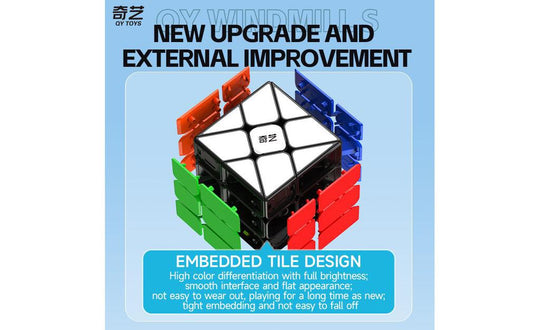 QiYi Windmill Cube S (Tiled) | SpeedCubeShop