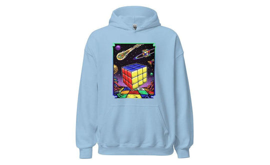 Rubik's Cube in Space - Rubik's Cube Hoodie | tuyendungnamdinh