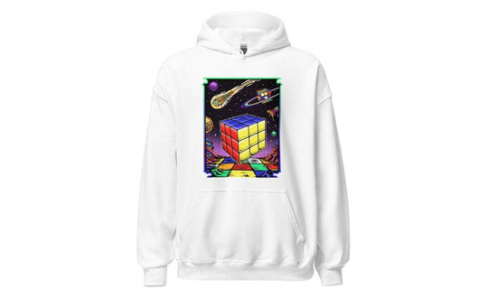 Rubik's Cube in Space - Rubik's Cube Hoodie | tuyendungnamdinh