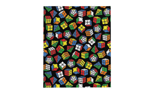 Rubik's Twisty Puzzle Throw Blanket | tuyendungnamdinh
