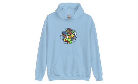 Speed Cube (Light) - Rubik's Cube Hoodie | SpeedCubeShop