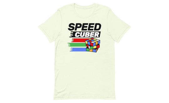 Speedcuber (Light) - Rubik's Cube Shirt | SpeedCubeShop
